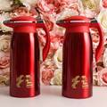 结婚婚庆陪嫁红色不锈钢大容量暖壶暖瓶热水壶热水瓶保温壶保温瓶