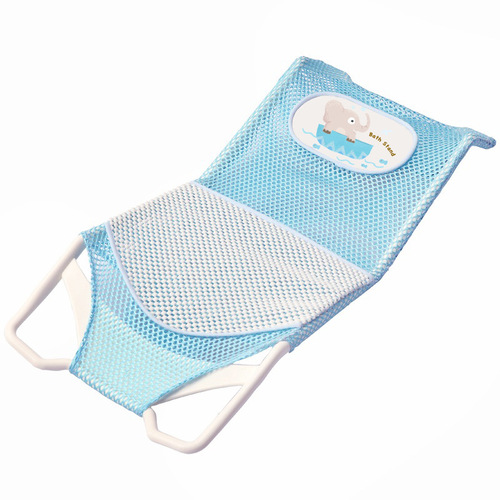 Multiple Styles Baby Plastic Mesh Frame Non-slip Bathtub Baby Shower Frame Newborn Bathtub Bed Bathing Frame Mesh Bag