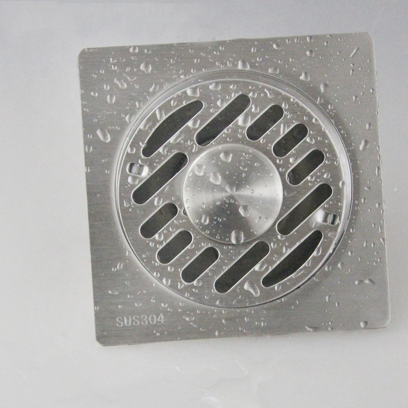 地漏批发 304不锈钢地漏 防臭地漏 卫生间洗衣机双用 厂家直销|ru