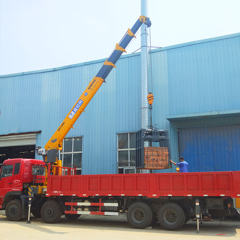 砖厂抓砖吊  装卸运输夹砖机直臂式可拆卸抱砖机