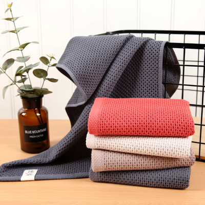 cotton material Gauze towel lovers Honeycomb towel water uptake ventilation Wash one's face Washcloth wholesale