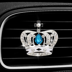 Creative Car Air Vent Car Air Freshener Clip Crown Car Air Conditioner Aroma Clip Women Car Interior Decorative Aroma Clip Ornament
