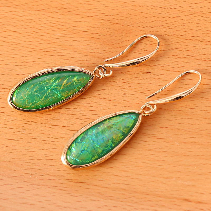 Fashion Water Droplets Gem Drop Earrings display picture 5