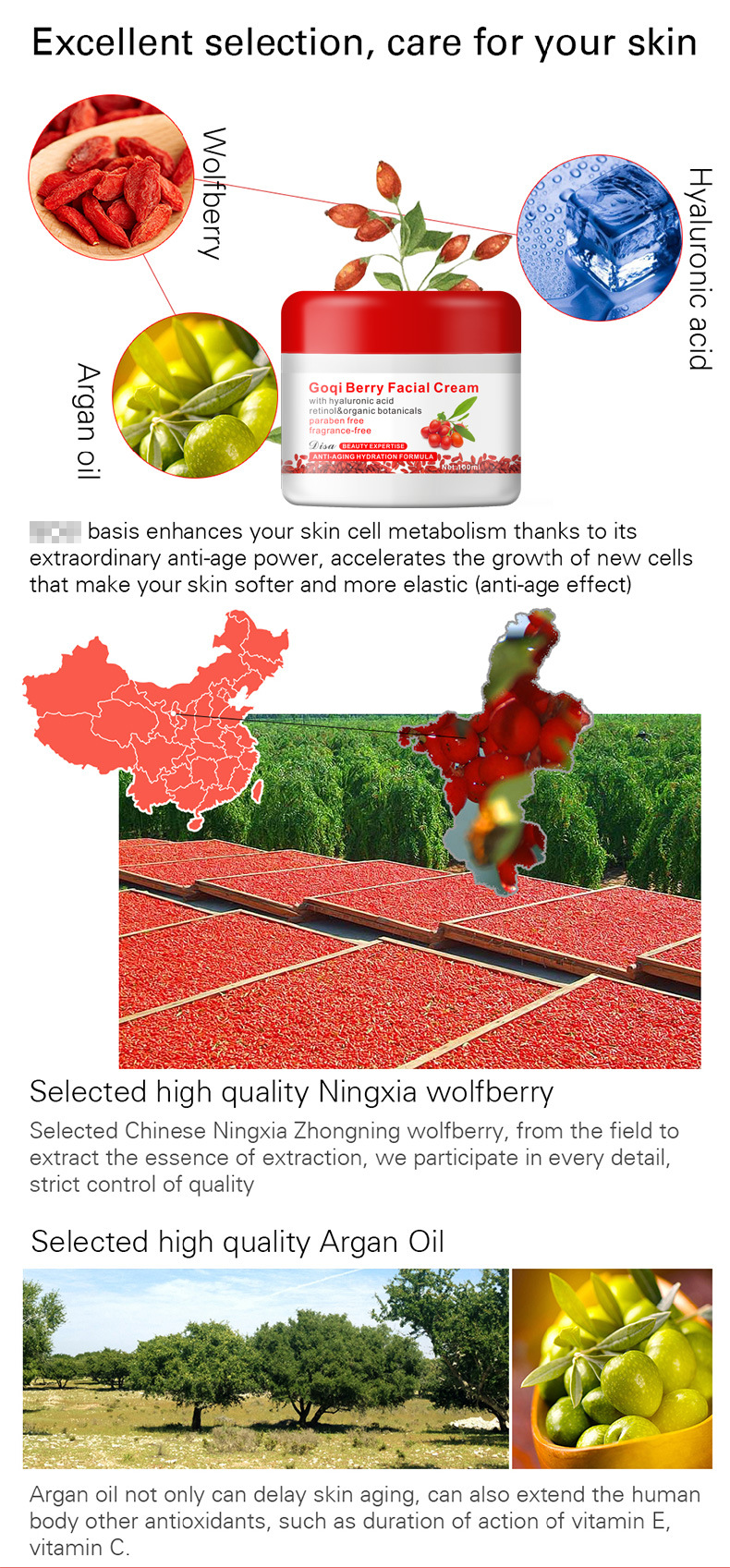Moisturizing with Disaar Goji Berry Facial Cream