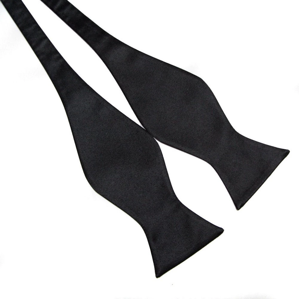 Men's handmade bow tie for formal wedding gentleman British gourde collar self tie bowtie