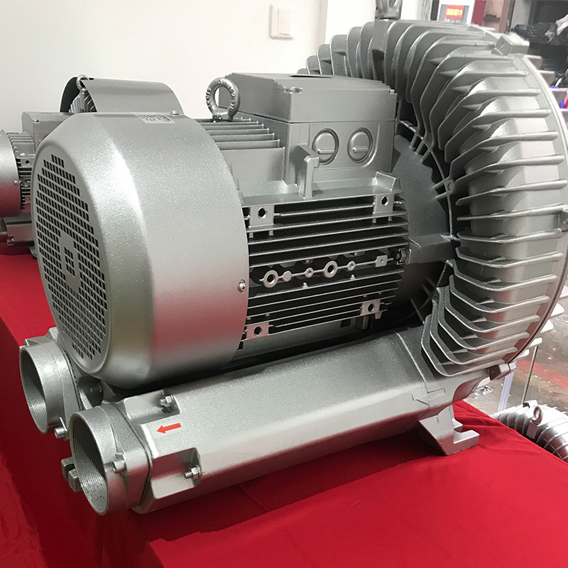 8.5KW高压漩涡风机增氧工业离心380v鼓风机真空大功率旋涡气泵