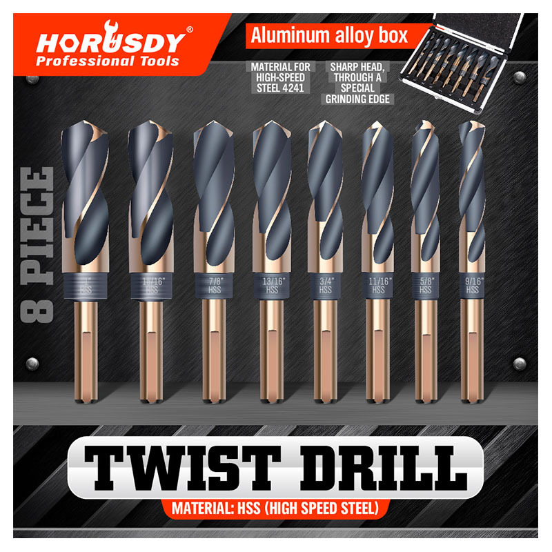 REF-97292直柄麻花钻角铁套装不锈钢金属转头合金打孔