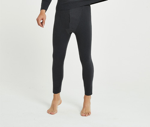 Men's German velvet autumn trousers men's single-piece seamless thermal trousers tight cotton wool underpants autumn and winter leggings plus thin