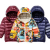 2019 Kids Thin section Down Jackets Boy girl stripe Hooded Down Jackets men and women baby winter coat