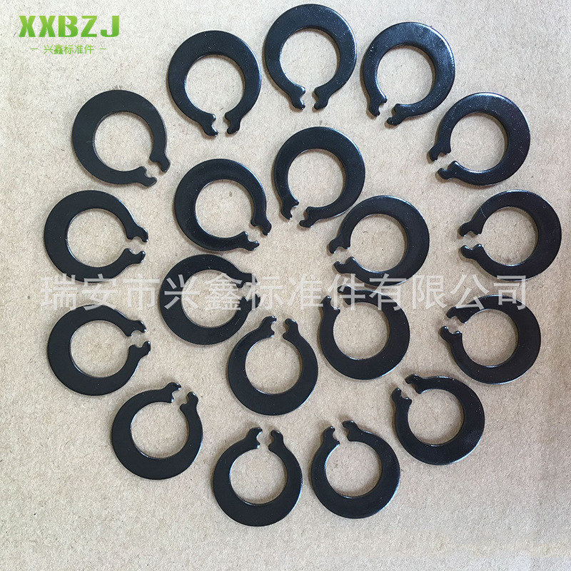 厂家供应 GB-894.2轴用.孔用.半圆孔用弹性挡圈.卡簧 65锰钢.