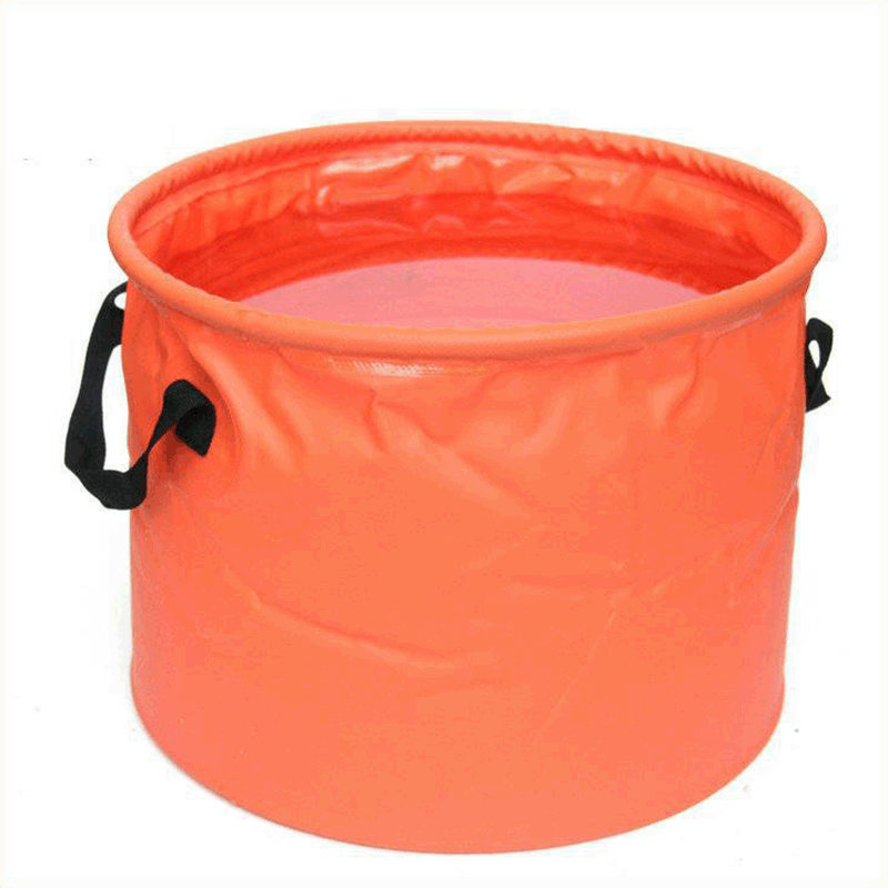 厂家直供 28L 户外折叠水桶钓鱼桶 多功能便携野营烧烤桶 储水桶