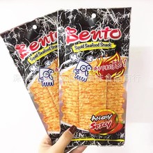 泰國進口bento拌多樂泰式超辣味魷魚片即食海鮮小零食20g36袋一箱
