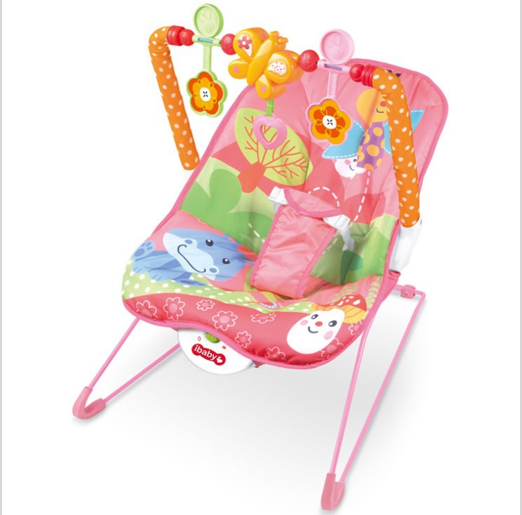 婴儿摇椅宝宝震动安抚椅 多功能带音乐摇椅 可拆卸0-12个月婴儿躺椅详情图10