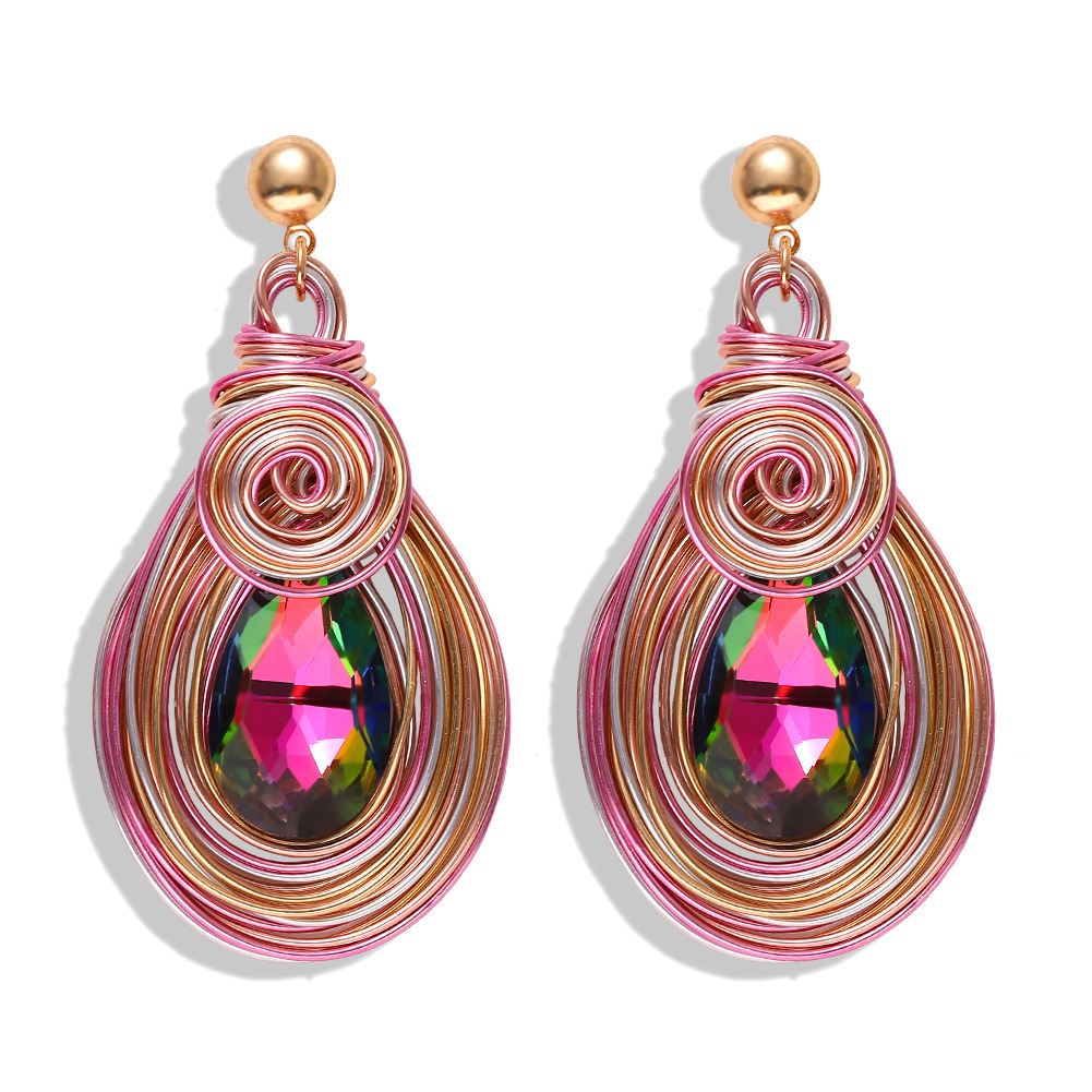 Alloy Drop Earrings Fashion Earrings Women's Earrings Wholesale display picture 4