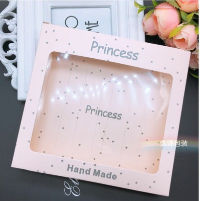 韩版发饰盒蝴蝶结发夹卡片发箍皮筋发带卡纸发饰套装盒子包装纸卡