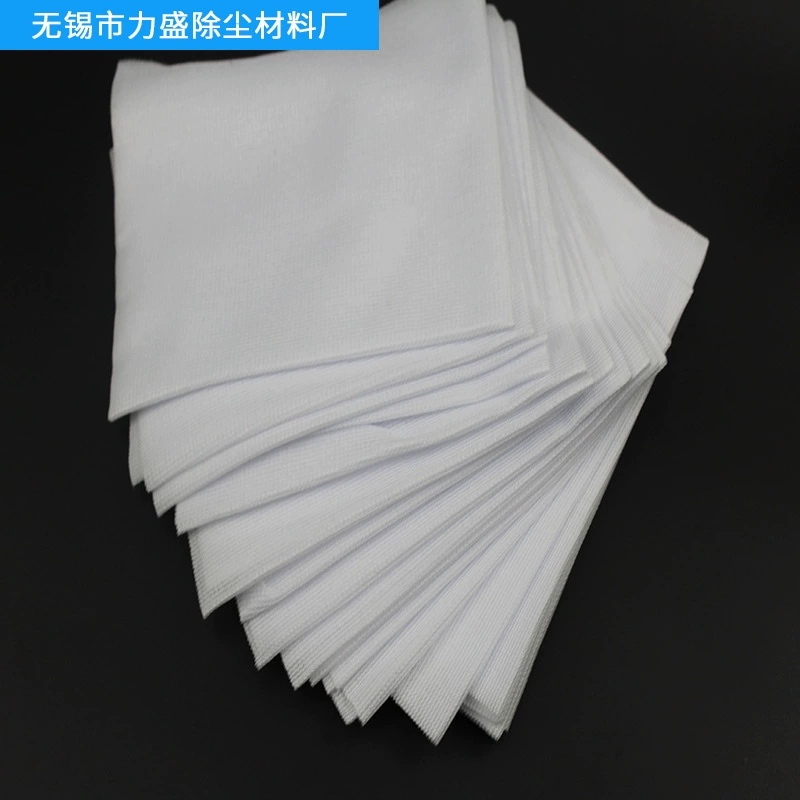 Высококачественная сухая салфетка с нитью, безворсовая, безпудренная ткань для удаления пыли, сверхтонкая антистатическая, прямые поставки с фабрики, гарантия качества