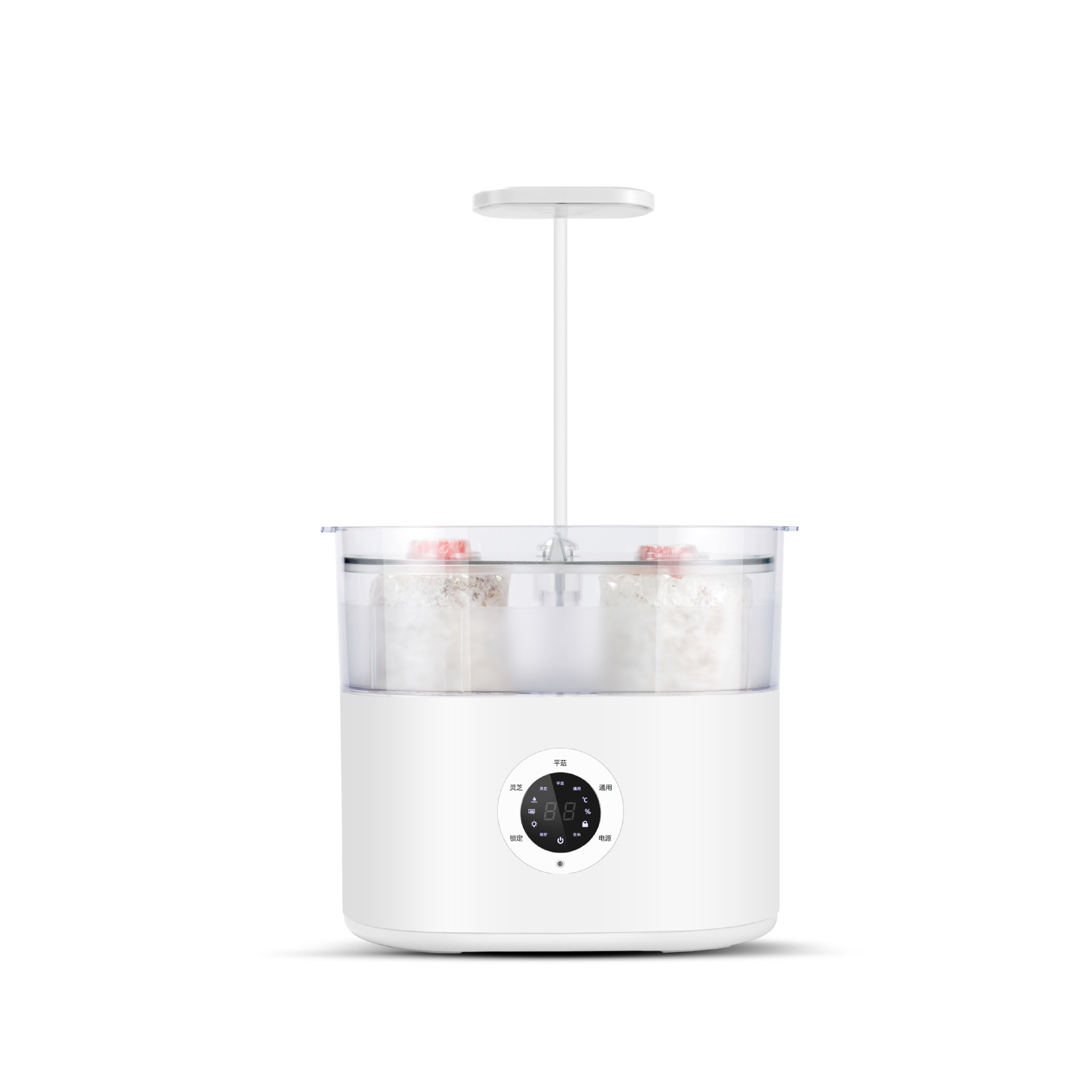 智能蘑菇机菌包家庭种植平菇蘑菇菌室内栽培器具菌包种植机白色|ms