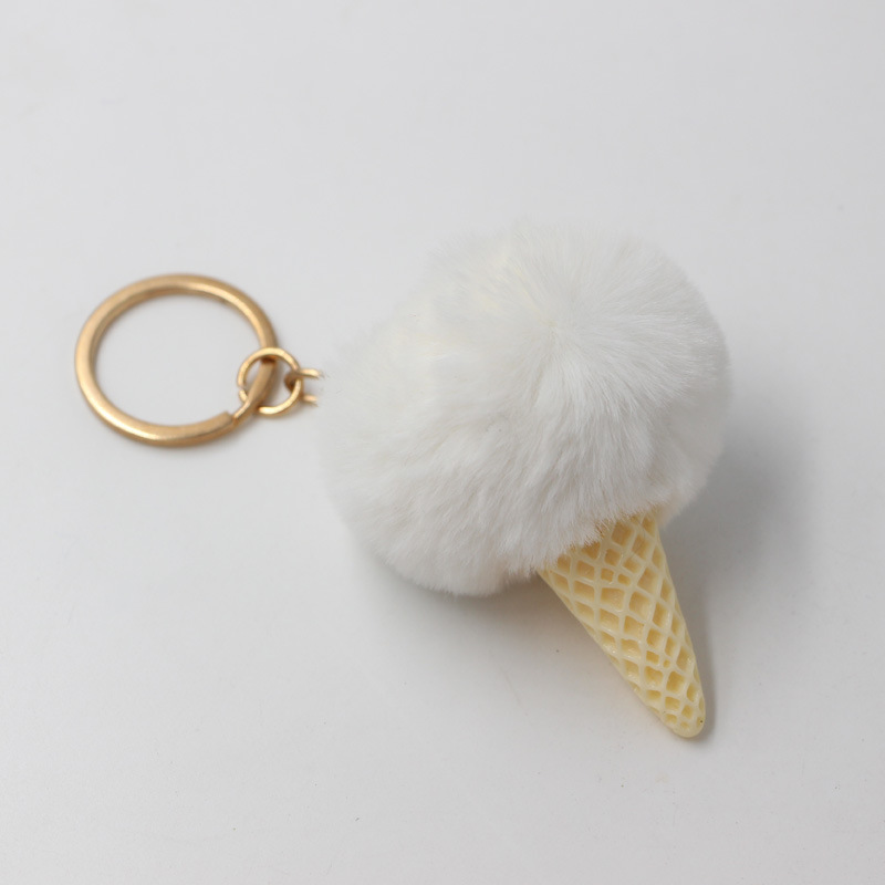 13g Weight Bag Charms Bag Accessories Type 1 Piece Quantity Daily Occasion Resin, Polyester Material Ice Cream Pattern Elegant, Cute Style 1 Piece Resin Polyester Ice Cream Bag Charms 5