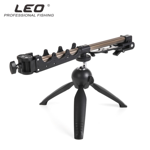 28066 LEO [ice fishing triangle turret bracket] winter fishing rod holder fishing gear table camera tripod