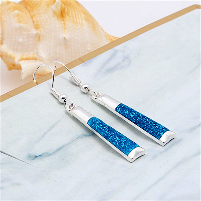 Прямоугольные серёжки, желание, ebay