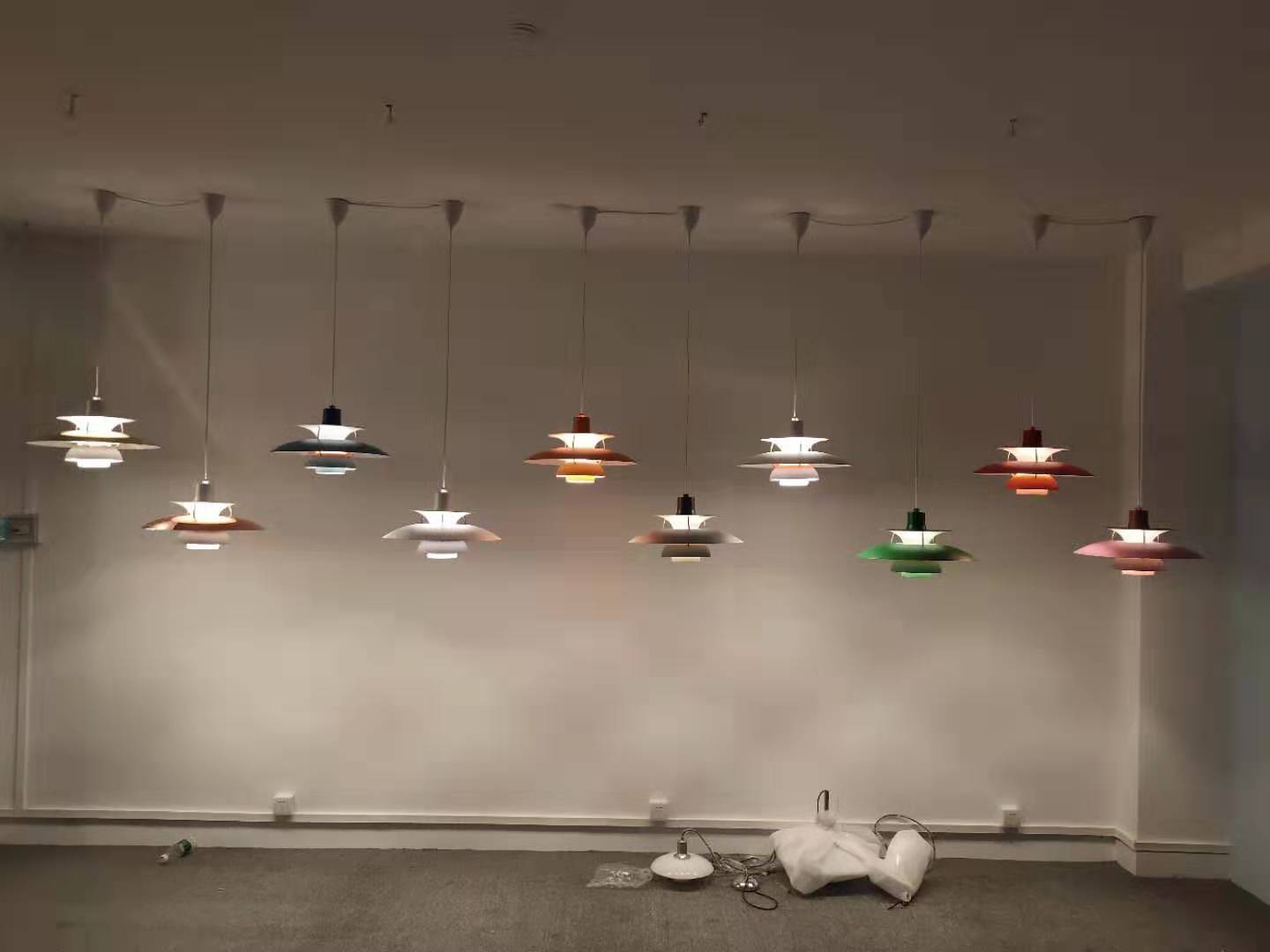 丹麦设计师多层飞碟PH 5 Pendant lamp 铝材个性简约餐厅吧台吊灯-阿里巴巴