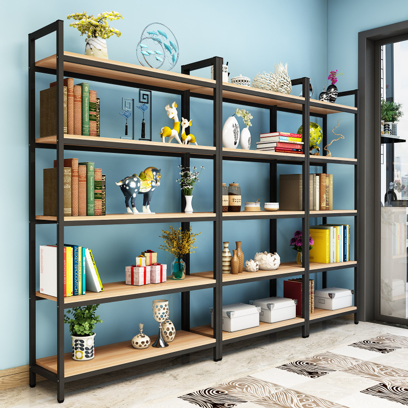 精品展柜货架家用置物架轻型多层储物架展示架自由组合隔板壁架