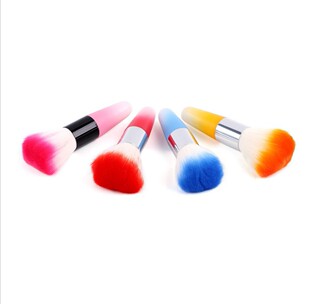 New nail brush dust cleaning brush gray dust brush long handle color powder dust brush multi-makeup brush