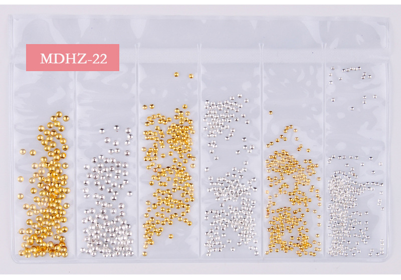 14g Weight Nail Decoration Accessories Nail Supplies 1 Set Quantity Metal Material Geometric Pattern Simple Style Style Factory Mixed New Nail Beauty Ornament Metal Hollow Japanese Star Moon Ocean 6 Grid Nail Decoration 11