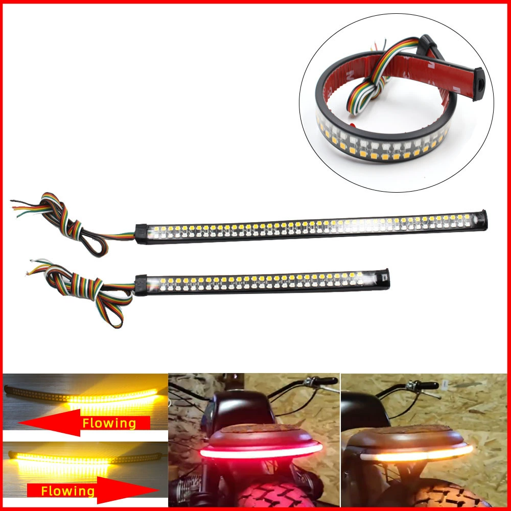 Указатель поворота мотоцикла, светодиодный автомобильный фонарь, стоп-сигнал, указатель поворота, модифицированная световая панель, задний фонарь для мотоцикла