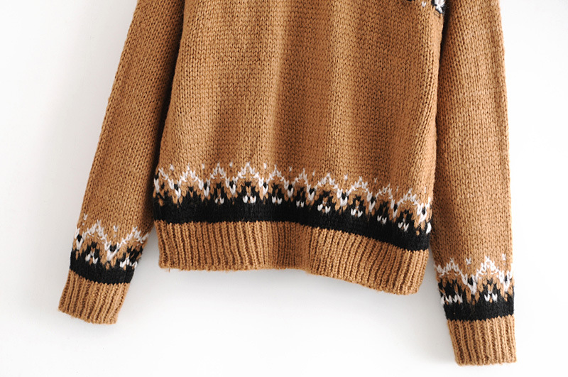 Printed jacket fashion temperament knit cardigan NHAM158473picture19