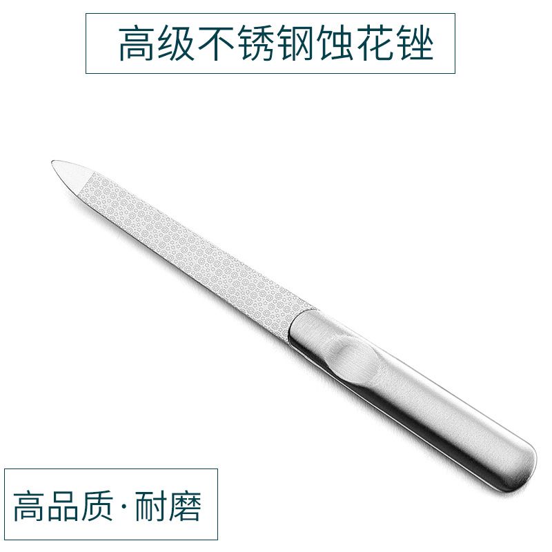 double-sided polishing cloth stainless steel for nails for manicure