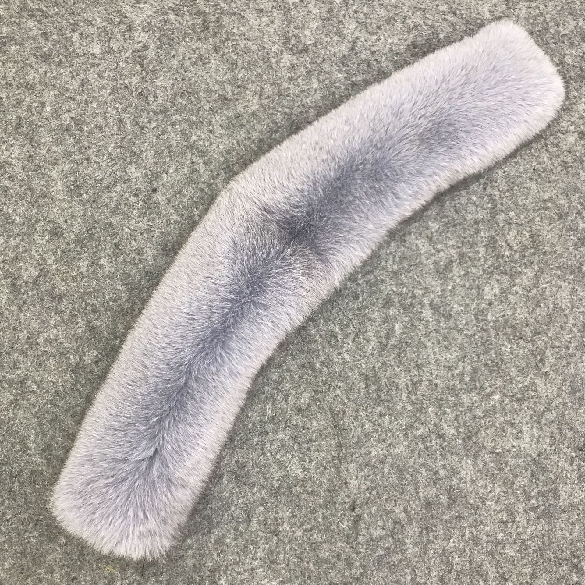 厂家批发定制羽绒服派克服羊绒大衣服装配件饰品整张狐狸毛领子|ru