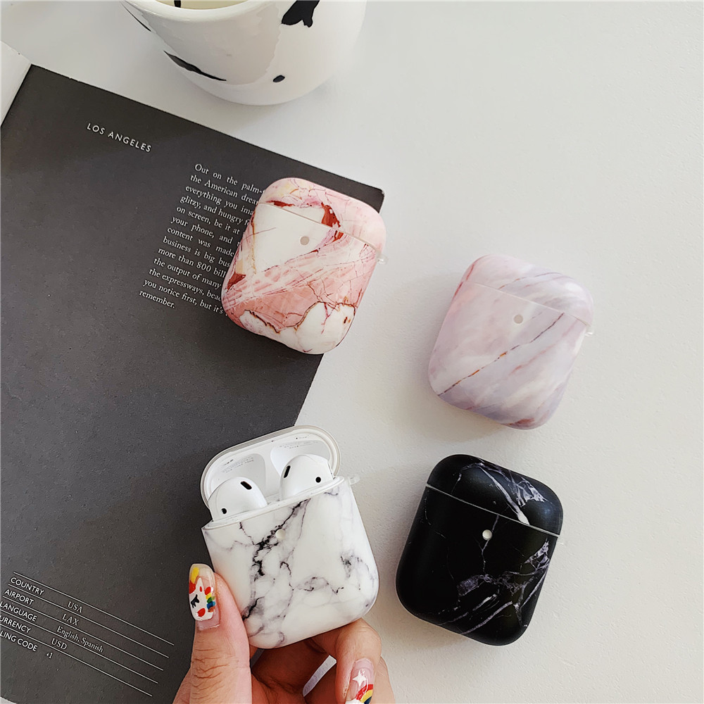 Simple Marble Protection Soft Shell For Airpods Pro3 display picture 6