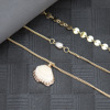 Accessory, nail sequins, chain for key bag , stone inlay from pearl, pendant, necklace, set