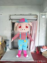 定制小豬人偶服裝豬豬俠卡通人偶服裝 行走玩偶服裝道具豬人偶服