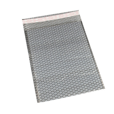 定做黑色双层气泡袋 灰色哑光pe泡沫袋 共挤膜电商自粘气垫膜袋子