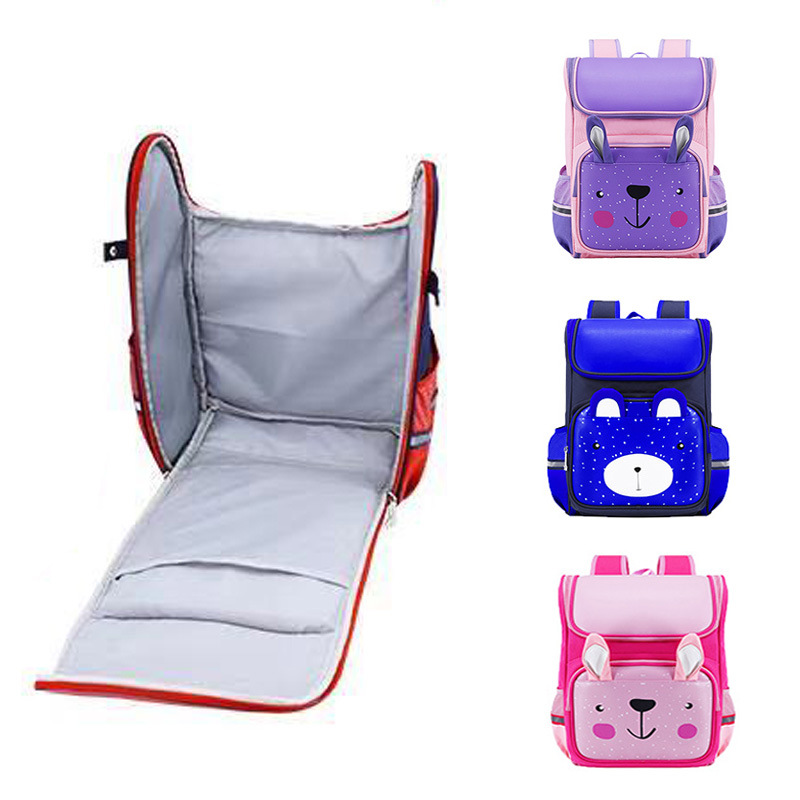 廠家直銷兒童卡通太空書包幼兒園培訓輔導班小學生雙肩包定制印字