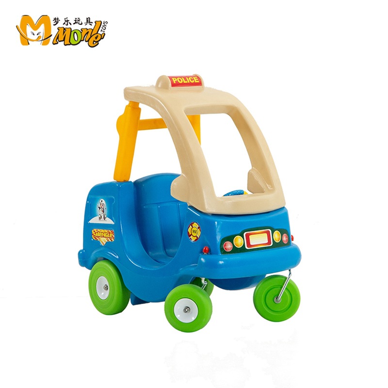 Children's Double Toddler Small Rv Four-Wheel Sliding Toy Push Outdoor Playground Parent-Child Interaction