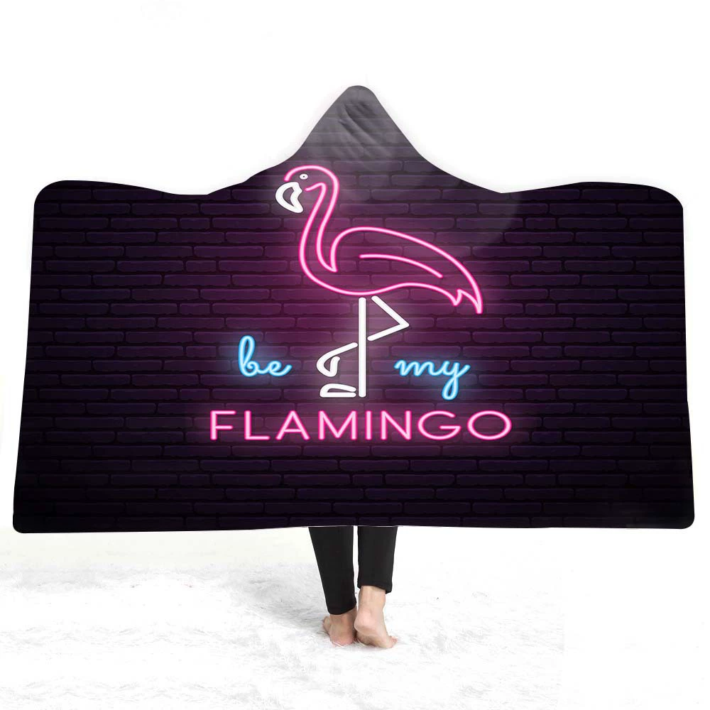 Новый H волшебный плащ с капюшоном плащ одеяло взрослые дети шляпа двойное плюшевое одеяло на фигуру