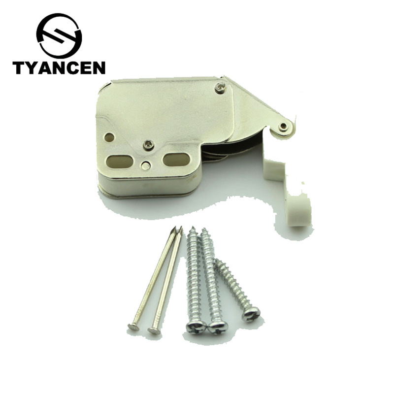 Puerta de gabinete Taiyanchen cerradura de Nariz de elefante/gancho Dispositivo de rebote de bloqueo automático Puerta de gabinete táctil Puerta de succión pequeño mini gancho al por mayor