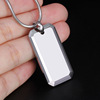 Photo engraved, pendant hip-hop style, necklace stainless steel, internet celebrity