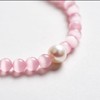 Crystal bracelet from pearl, fashionable jewelry, Korean style, cat's eye, wholesale