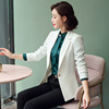 White temperament small suit women's outerwear professional suit fashion women's suit dress