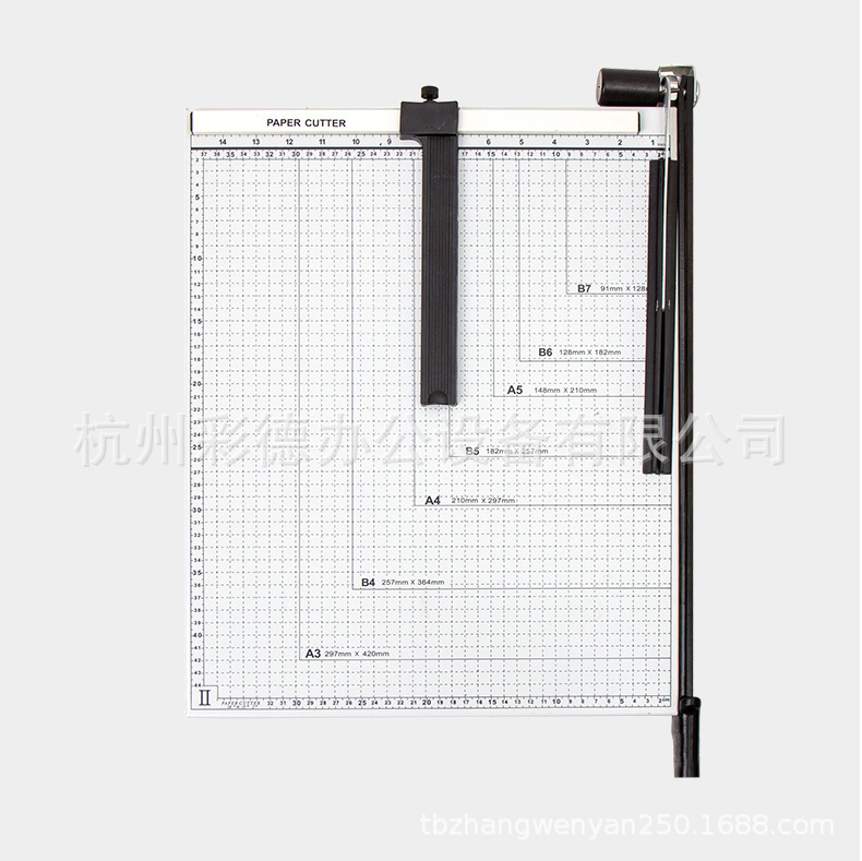 小型相片照片裁剪器B3裁纸刀办公钢质手动切纸机切刀