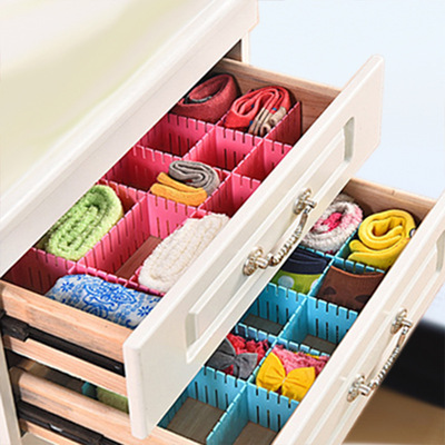 source factory multi-function thickening Free combination drawer storage box Finishing grid Crop A partition Underwear storage box