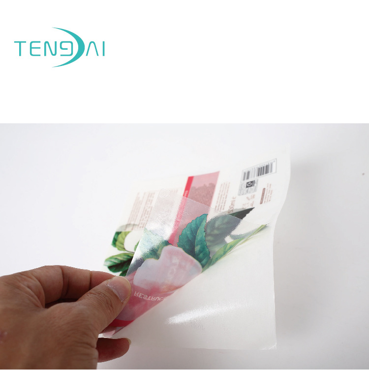 透明贴纸印刷厂 丝印标签  双面印刷 彩印透明不干胶覆膜