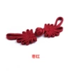 Maroon red *pair buttoned up about 10CM *flower shape *edged