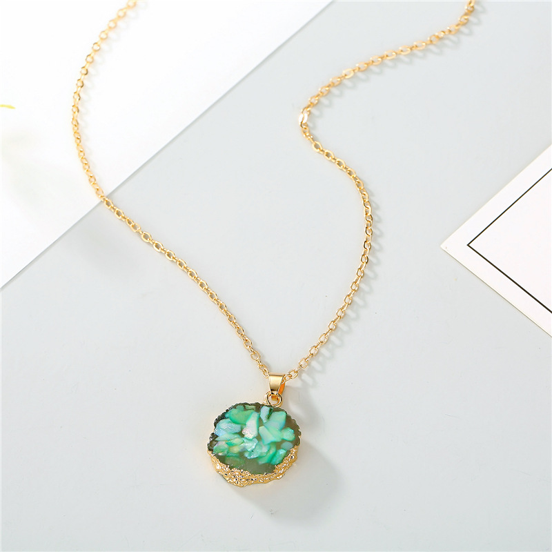 Wholesale Jewelry Fashion Irregular Alloy Pendant Necklace display picture 1