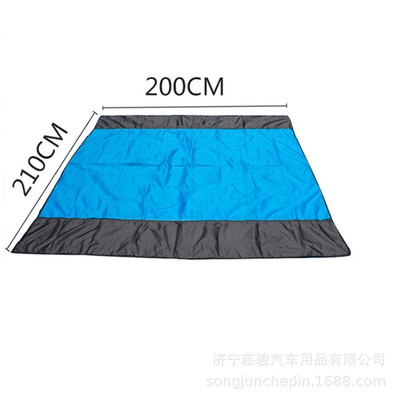 跨境爆款亚马逊热卖沙滩垫 户外海边野餐春游格子布防潮地垫定制|ms