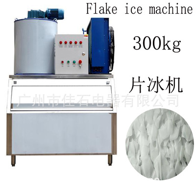 厂家供应 片冰机 300kg 商用 Flake ice machine 配送盐水泵|ms